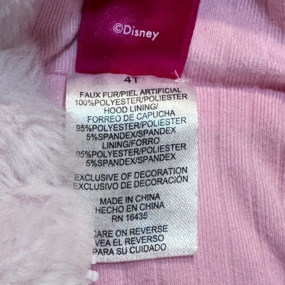 Kids 4T‎ Betsey Johnson Leopard Fur Hooded Vest & Disney Minnie Mouse Pink Vest